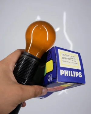 Philips Yellow-Green Darkroom Bulb E27 PF710E 220-230 V w/ OG Box